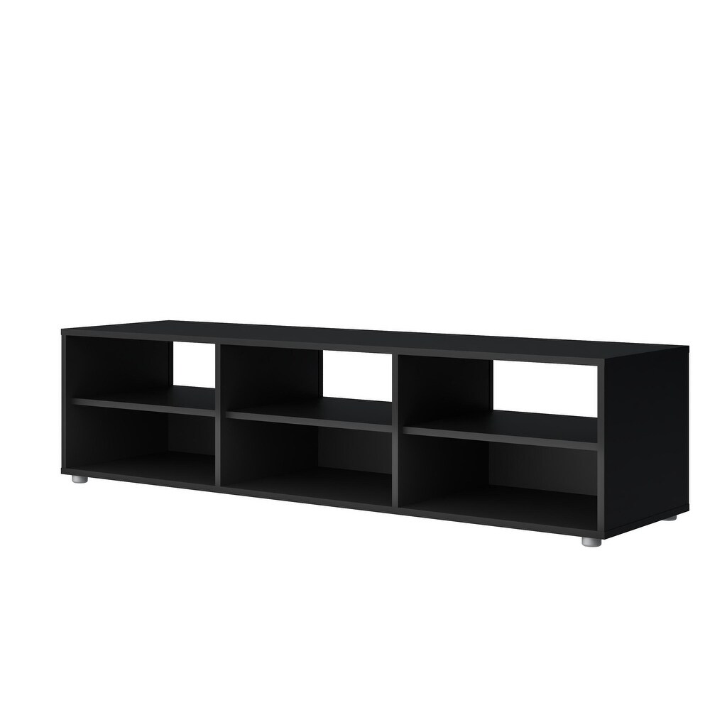 Porch   Den Media 6 Shelf TV Stand