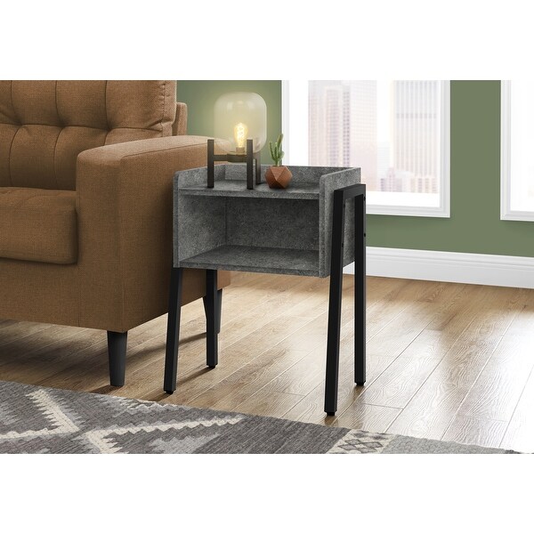 Accent Table， Side， End， Nightstand， Lamp， Living Room， Bedroom， Metal， Laminate， Contemporary， Modern