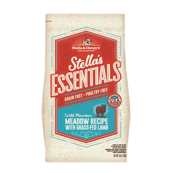 Stella and Chewy's 3 lb Essentials Grass-Fed Lamb Dog Food