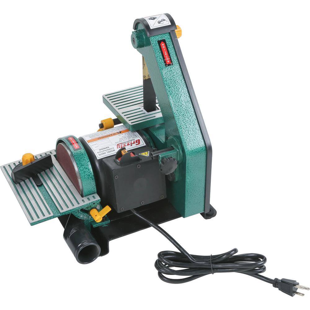 Grizzly Industrial 1 in. x 30 in. Belt5 in. Disc Combo Sander H6070