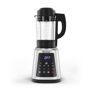 Costway 59 oz. Silver 10-Speed Professional Countertop Blender EP24954US