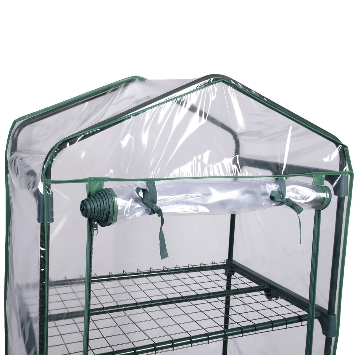 4 Tier Outdoor Portable Mini Greenhouse with Cover