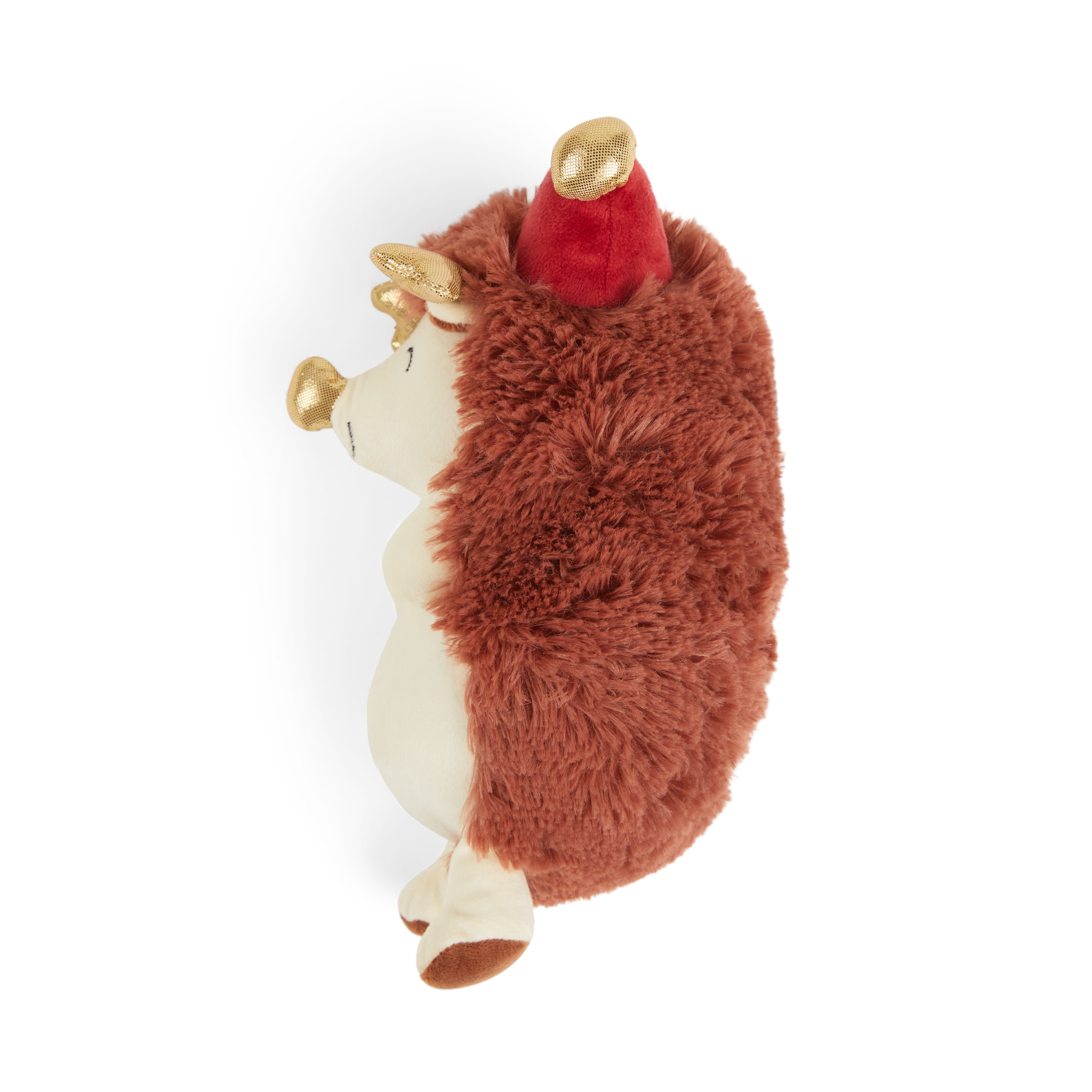 More and Merrier Plush Hedgehog Dog Toy， Medium