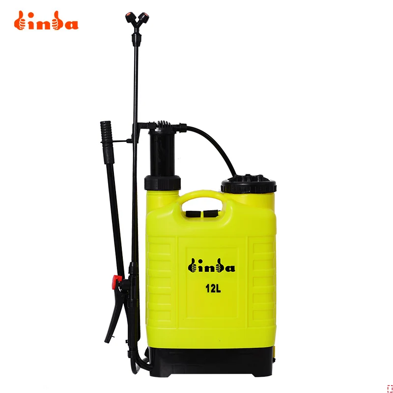 Backpack Portable 12l Hand Operated Knapsack Pump Manual Sprayer For Agriculture