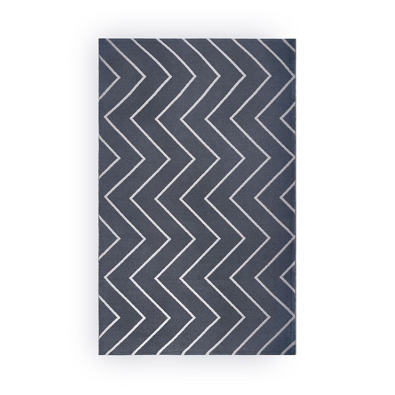 SUPERIOR Zig-Zag Reversible Indoor Outdoor Area Rug