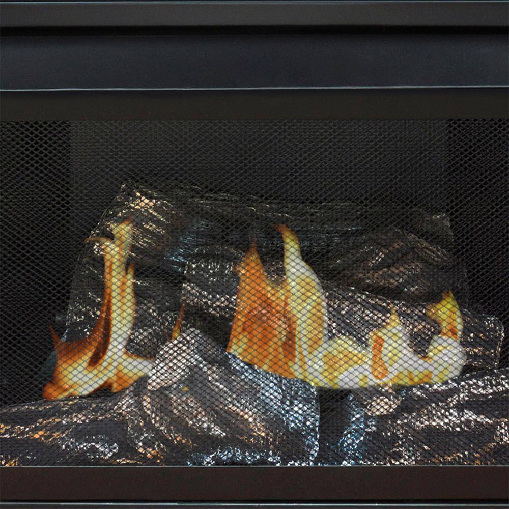 Pleasant Hearth 32000 BTU 46 in. Full Size Ventless Natural Gas Fireplace in Tobacco VFF-PH32NG