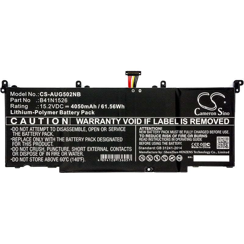 Asus FX502 FX502V FX502VD FX502VD2A FX502VDFY087 Replacement Battery BatteryClerkcom Laptop and Notebook