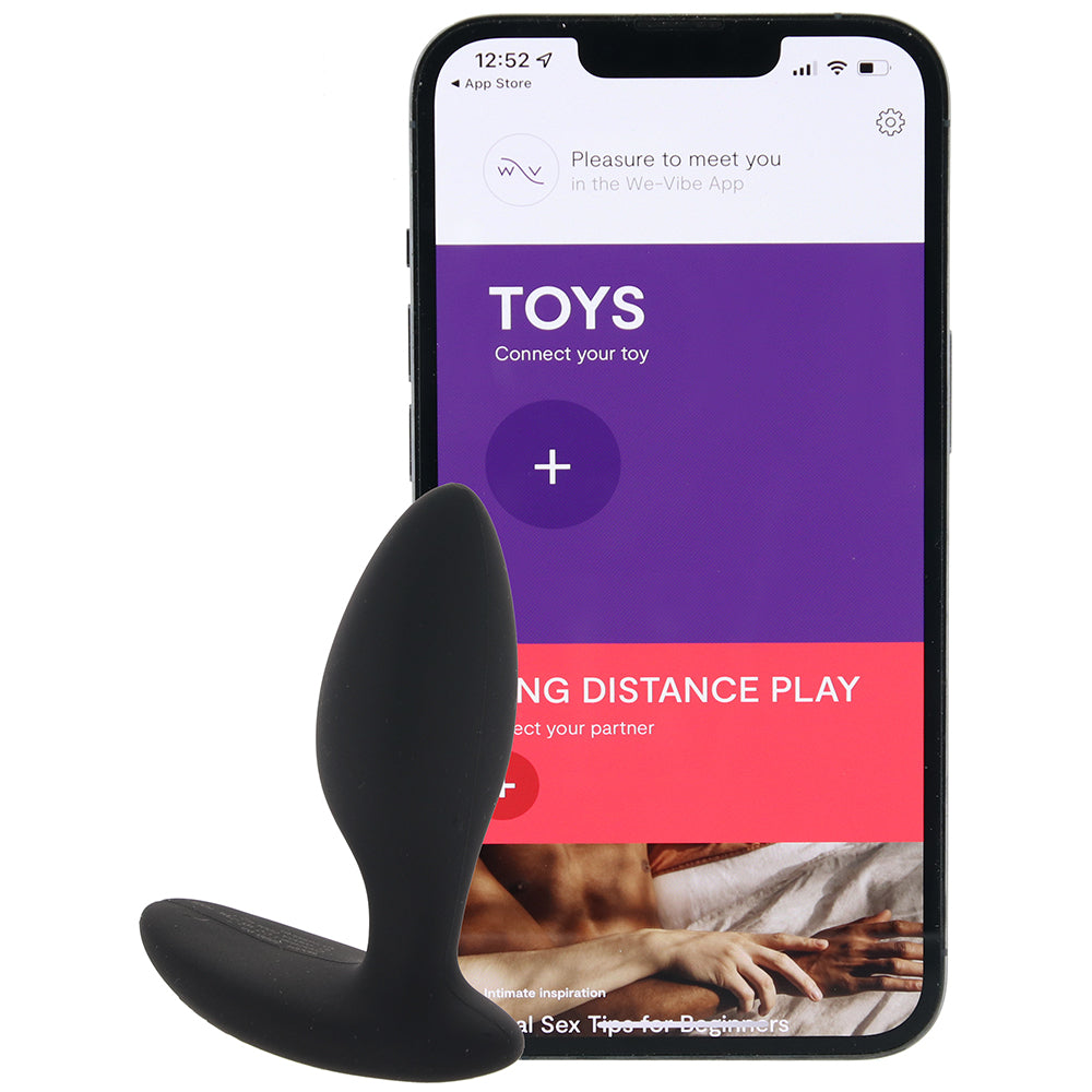 We-Vibe Ditto+ Vibrating Anal Plug in Black