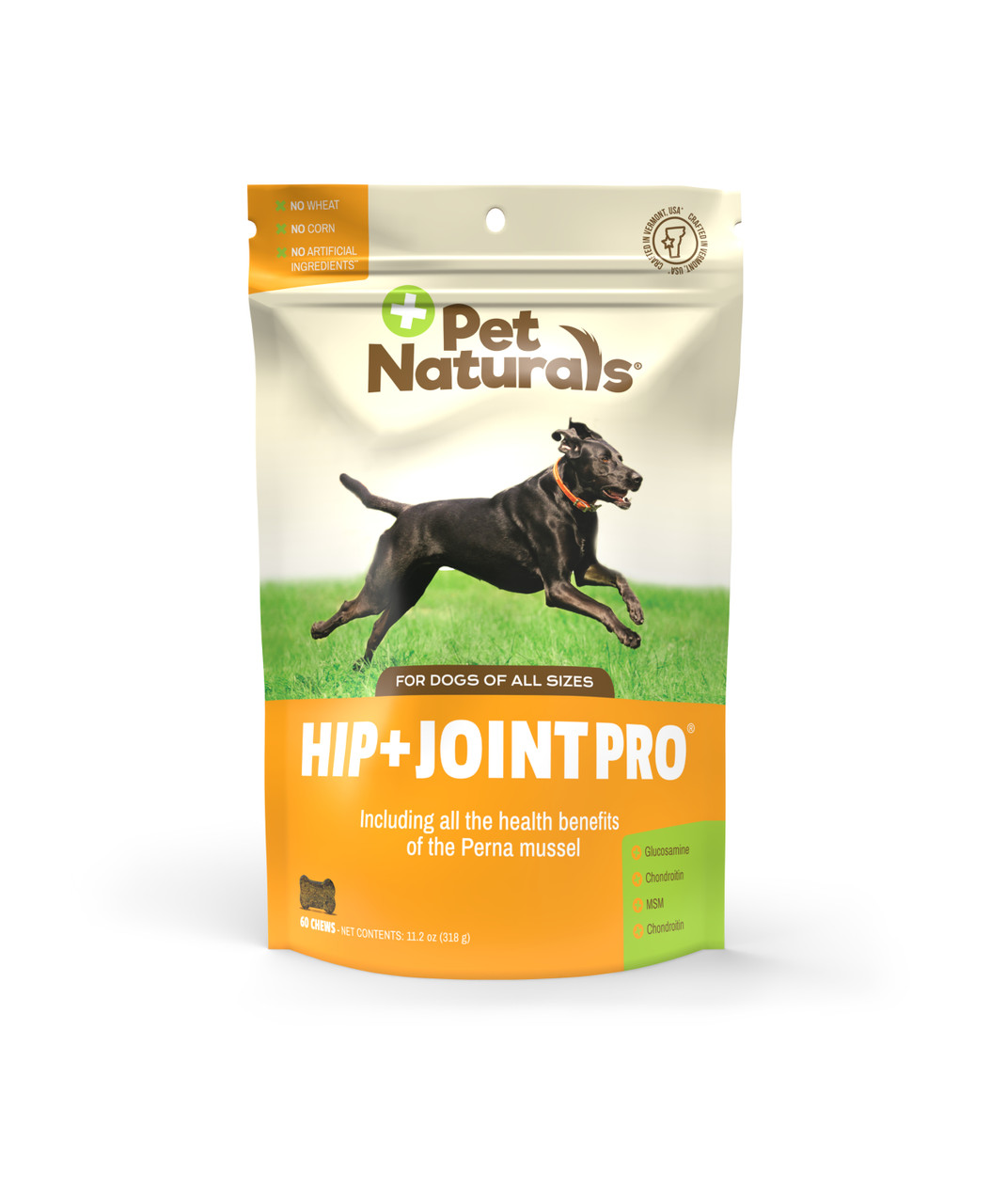 Pet Naturals Hip + Joint Pro Duck Dog Chews， 60 Ct.