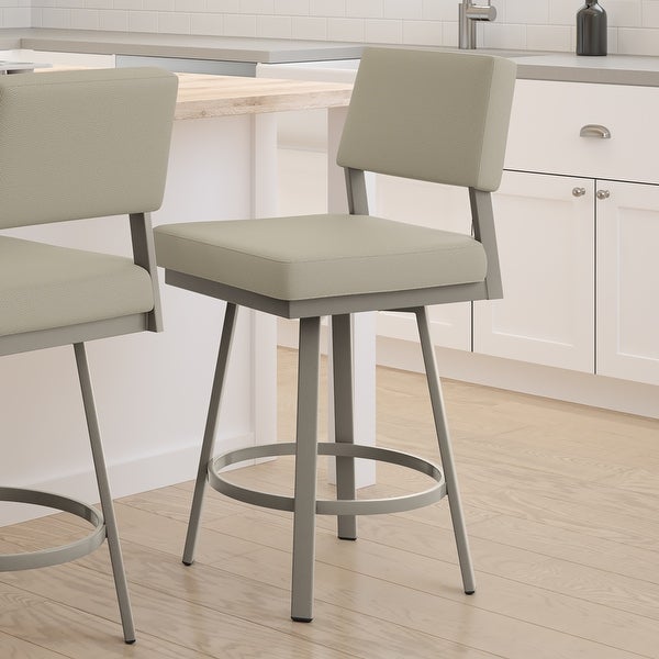 Amisco Avery Swivel Counter and Bar Stool