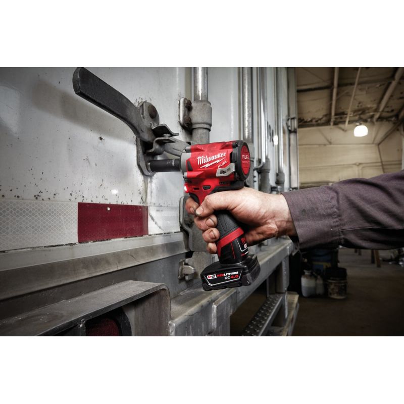 MW M12 FUEL Lithium-Ion Brushless Stubby Cordless Impact Wrench