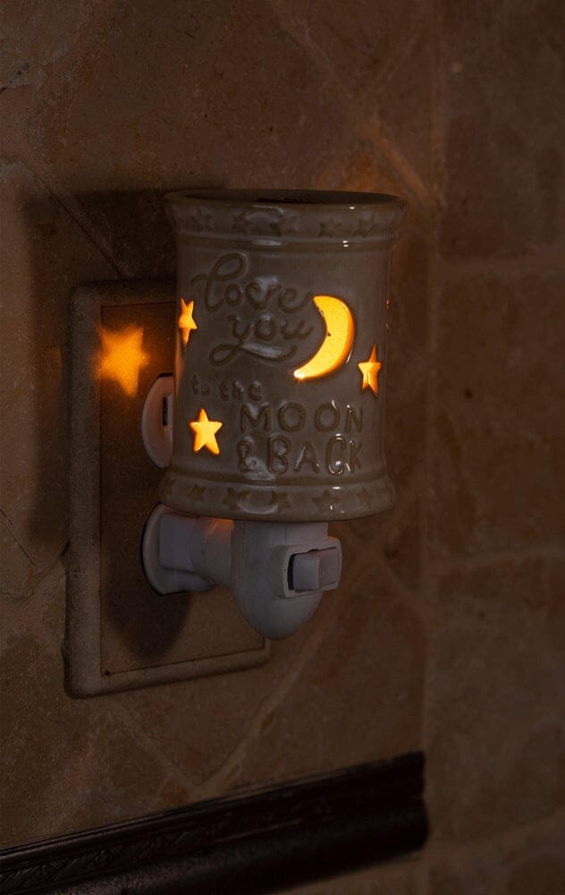 Plug-In Fragrance Wax Melt Warmer (Love You to the Moon and Back)