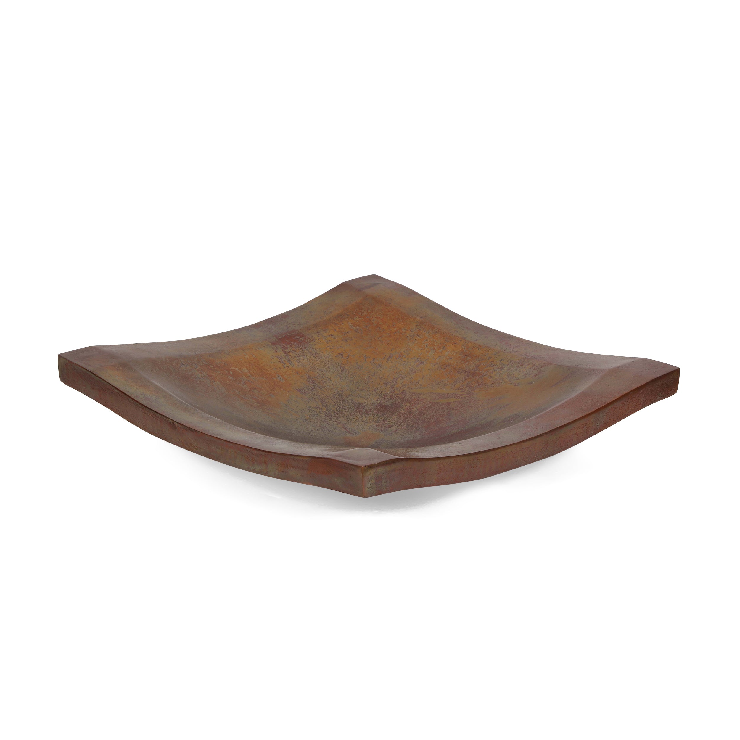 Sagle Handcrafted Aluminum Decorative Dish