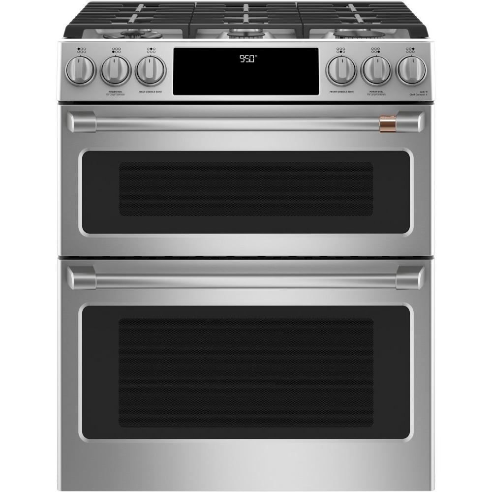 Caf¨¦ 30-inch Slide-In Dual-Fuel Range CC2S950P2MS1