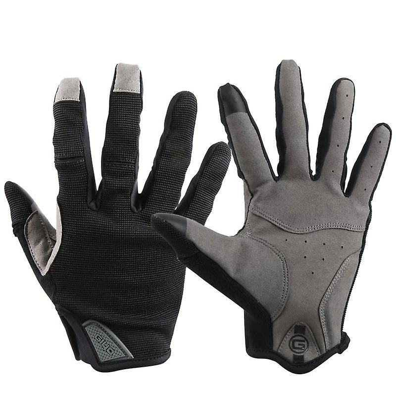 Wind Breaking Cycling Full Finger Gloves Touch Screen Anti-slip Bicycle Lycra Fabric Mittens Bicicleta Road Bike Long Glove