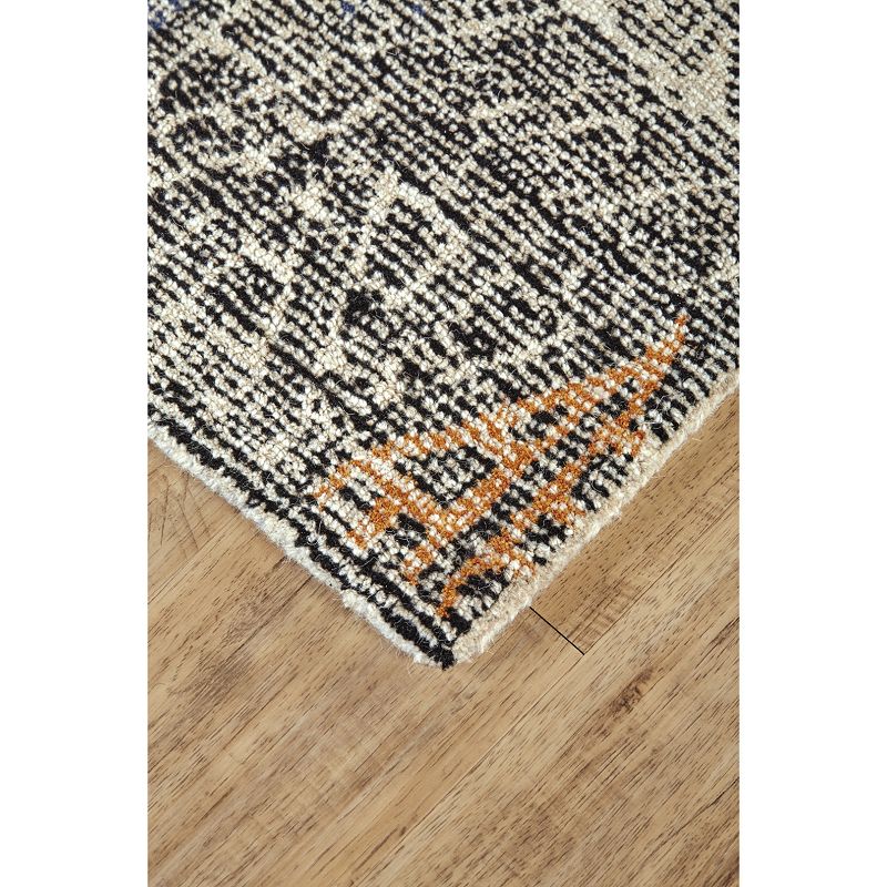 Weave and Wander Binada Black Area Rug