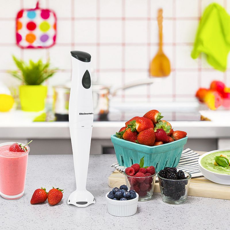 Elite Gourmet Hand Blender with Detachable Wand