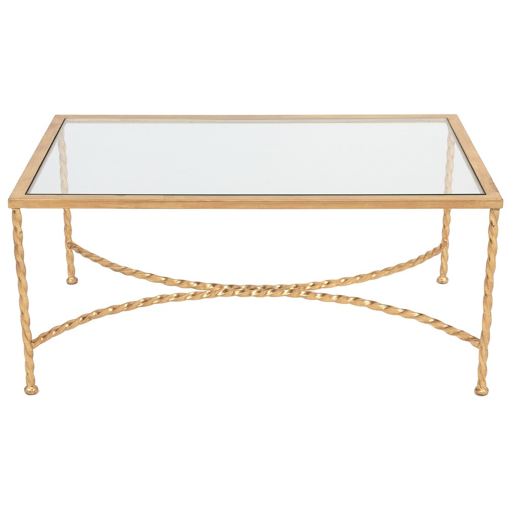 SAFAVIEH Couture Matilda Glass Coffee Table   40\