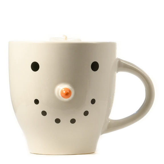 Keystone Candle Candle in Snowman Mug