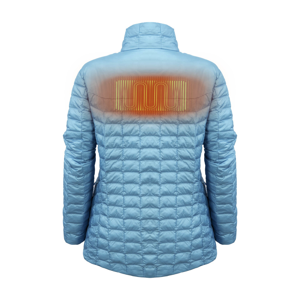 Mobile Warming Backcountry Jacket Womens 7.4V Scuba Blue 2X ;