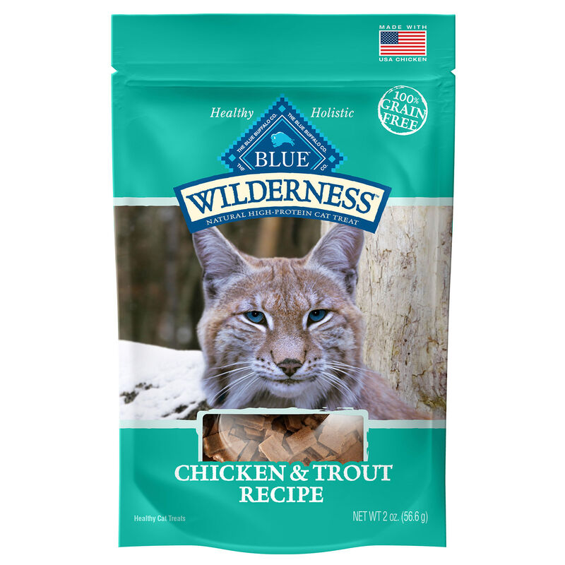 Wilderness Chicken and Trout Recipe Cat Treats 2oz