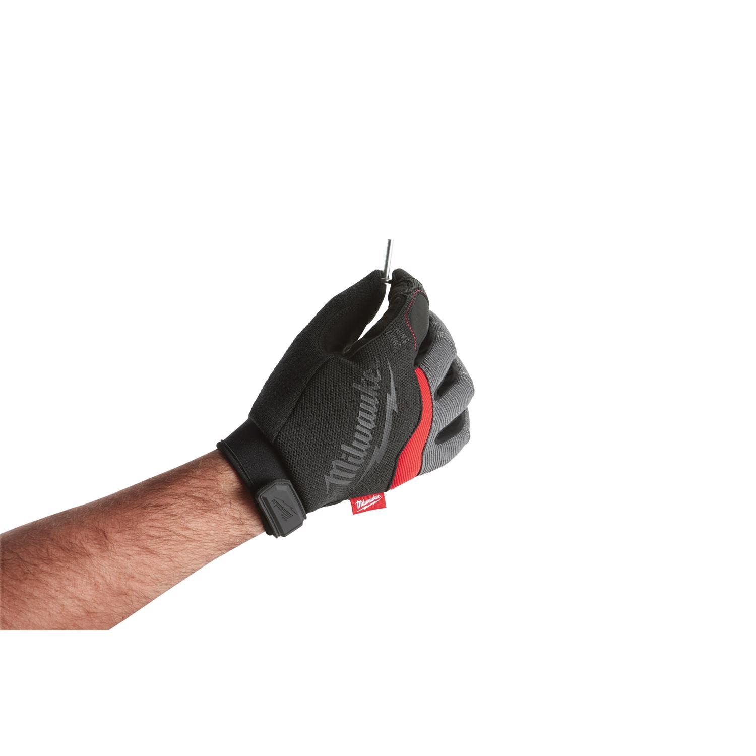 MW Performance Work Gloves Black/Red L 1 pair