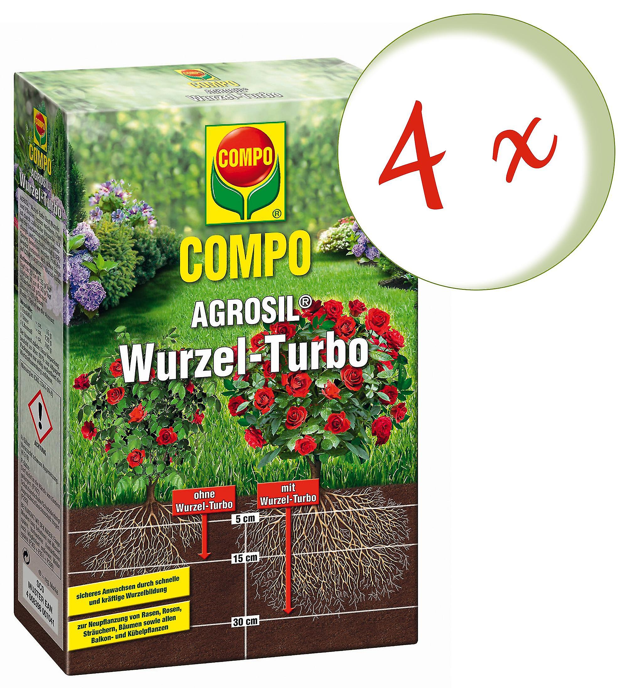 4 x COMPO AGROSIL Root Turbo， 700 g