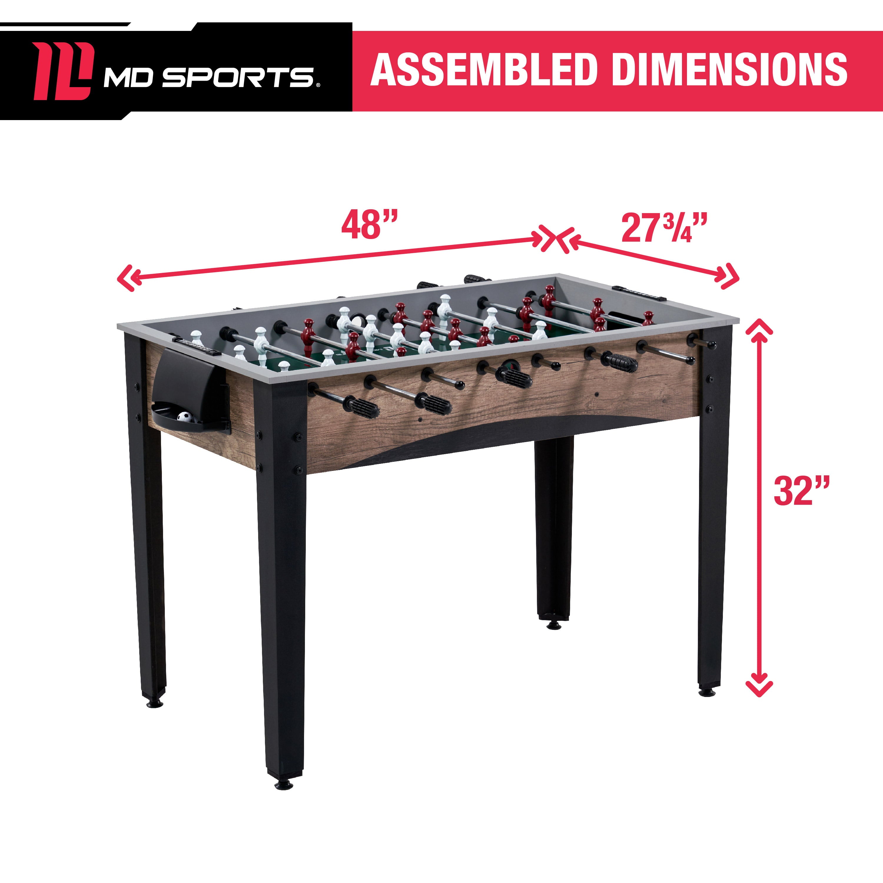 Medal Sports 48" Stand Alone Foosball Table