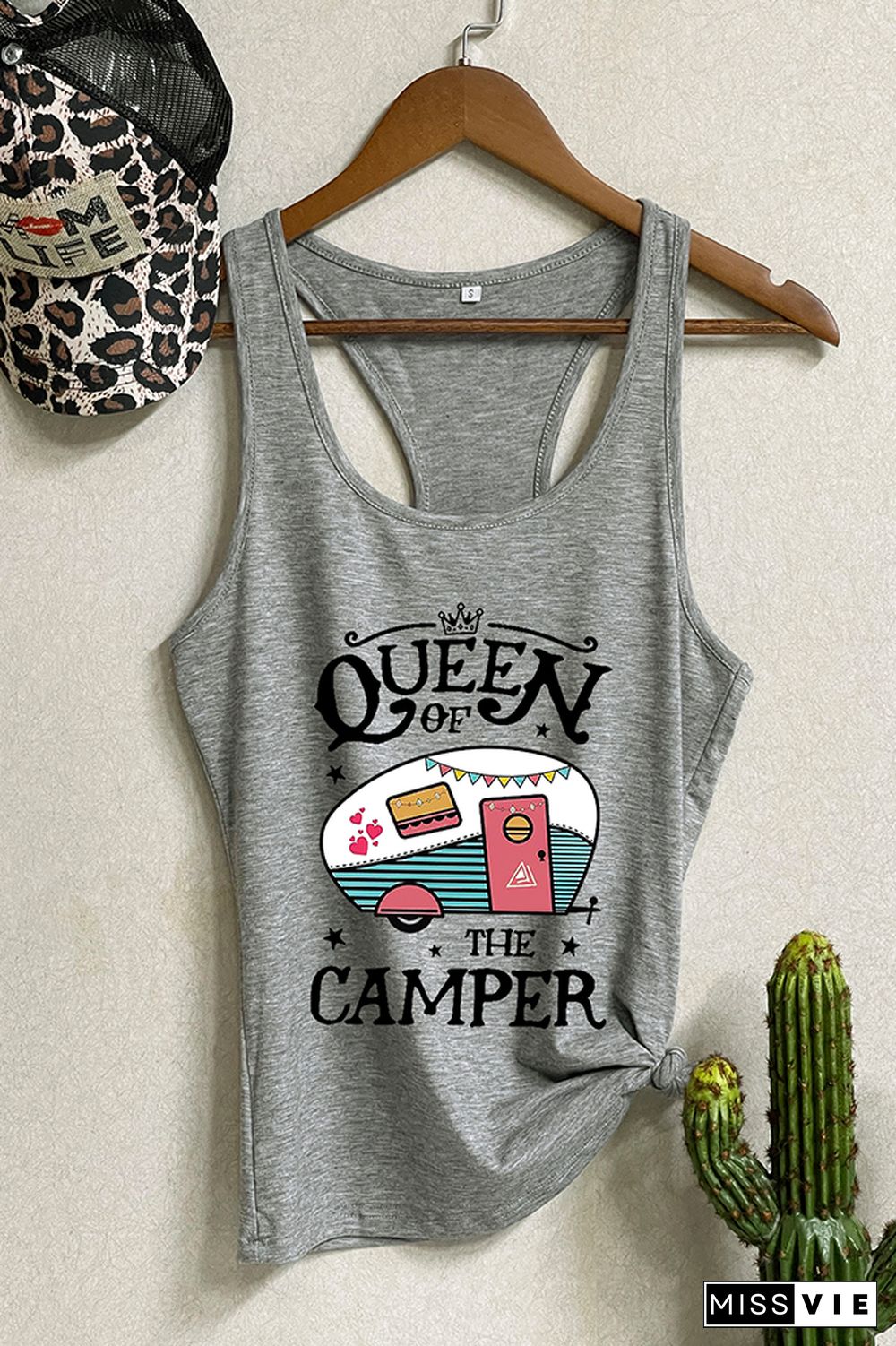 Queen of the Camper Sleeveless Tank Top Wholesale