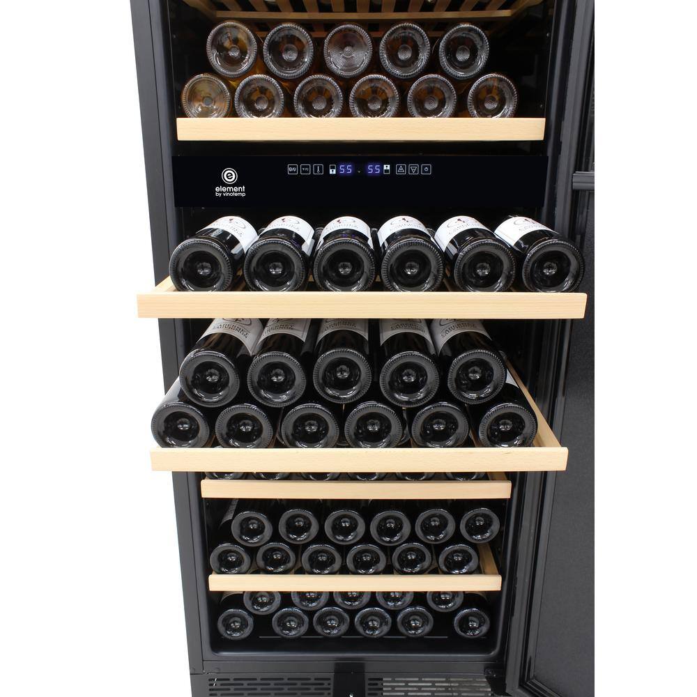 VINOTEMP 23.9 in. 251-Bottle Wine Cooler EL-168GFEB