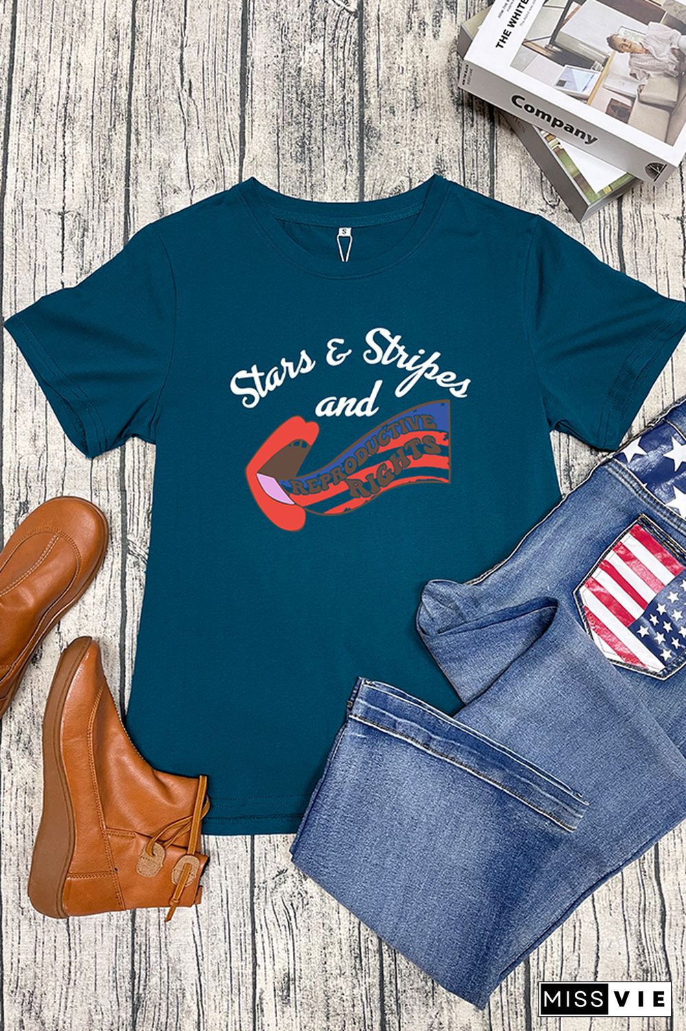 Stars Stripes And Reproductive Rights Graphic Tee Wholesale