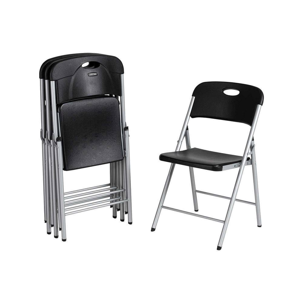 Lifetime Folding Chair Black 80877