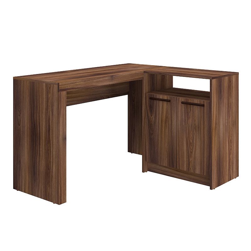 Manhattan Comfort Kalmar L-Shaped Office Desk