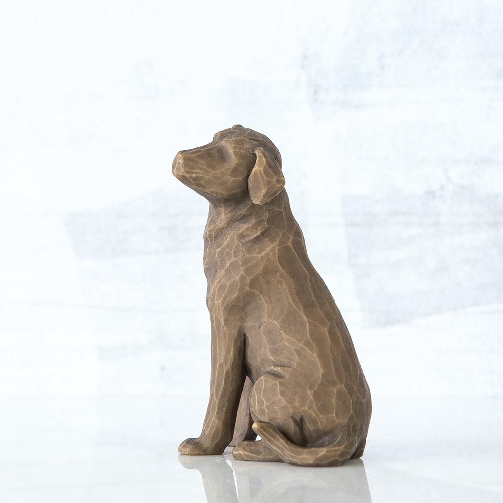 Willow Tree  Love My Dog (Dark) Figurine