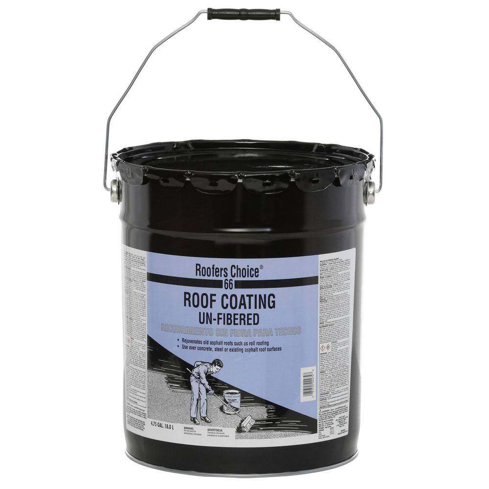 Roofers Choice Roofers Choice 66 Unfibered Roof Coating 4.75 gal. RC066470