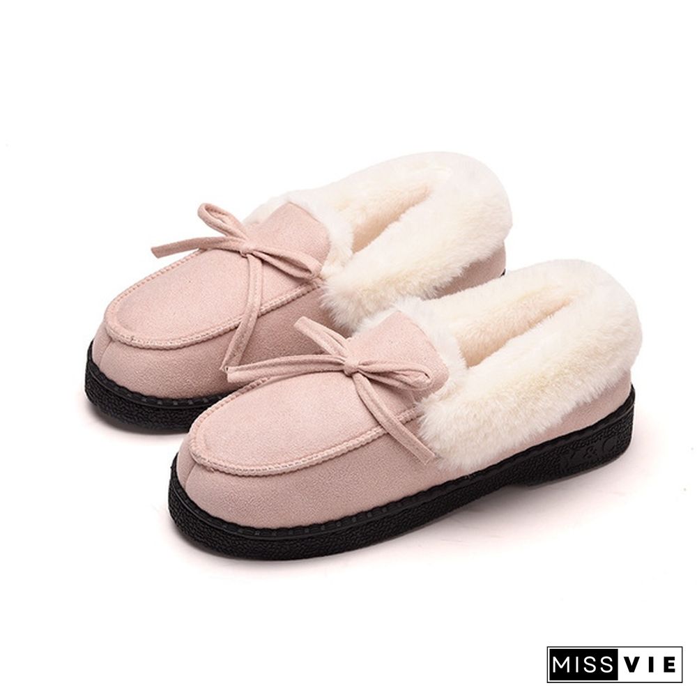 New Winter Warm Women Boots Home Plush Slippers Soft Indoor Shoes Home Slippers