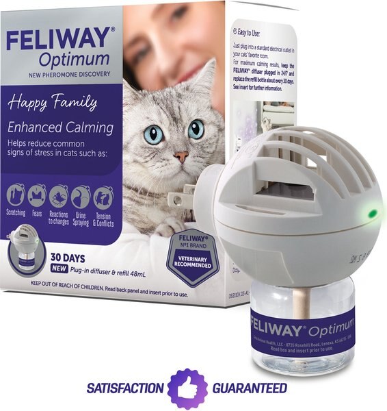 Feliway Optimum Enhanced Calming 30 Day Diffuser for Cats