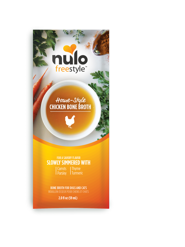 Nulo Freestyle Organic Chicken Bone Broth Recipe Dog and Cat Food Topper