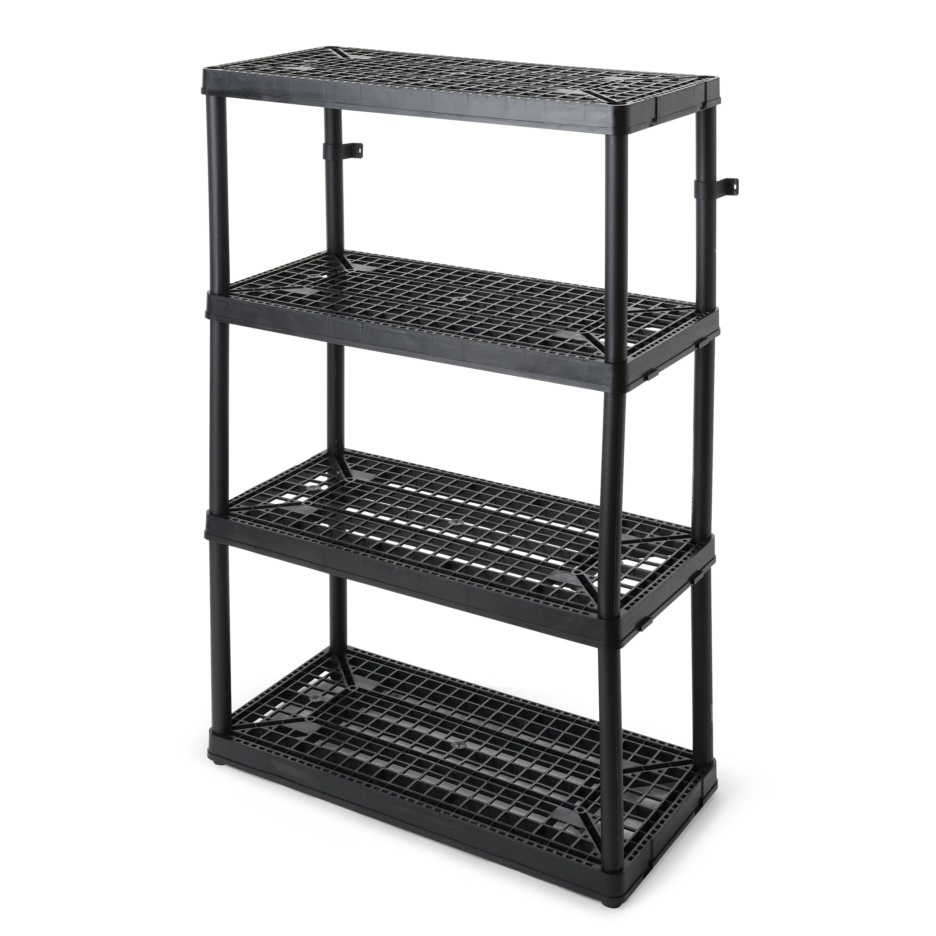 Gracious Living 4 Shelf Fixed Height Ventilated Heavy Duty Storage Unit