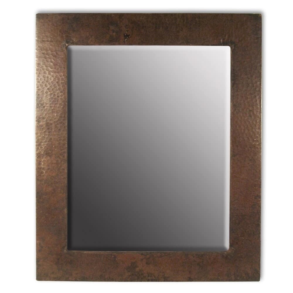 Sedona Antique Copper Large Rectangle Mirror   Antique Copper