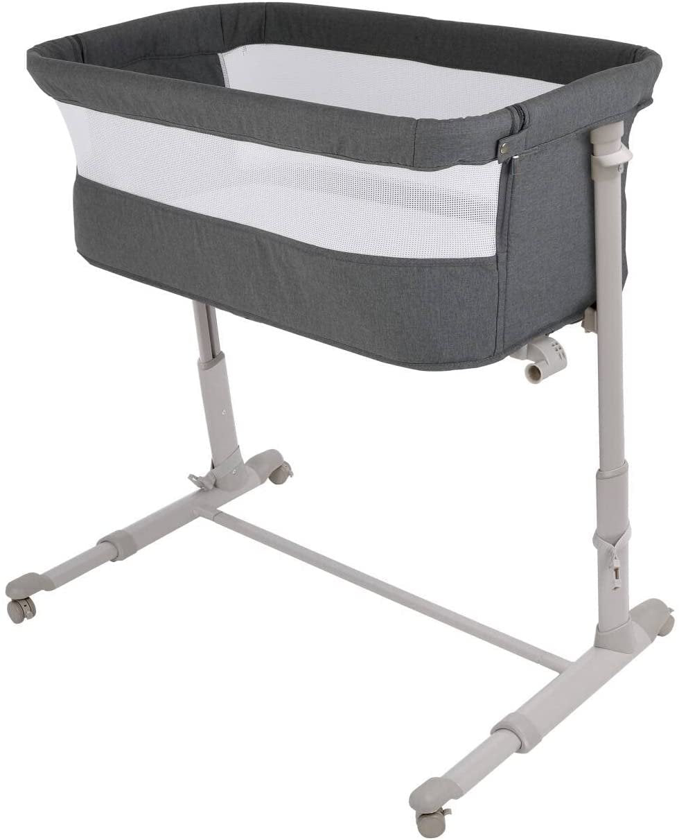 Pirecart Baby Bassinet Bedside Sleeper Infant Portable Travel Bassinet Crib W/ Wheels