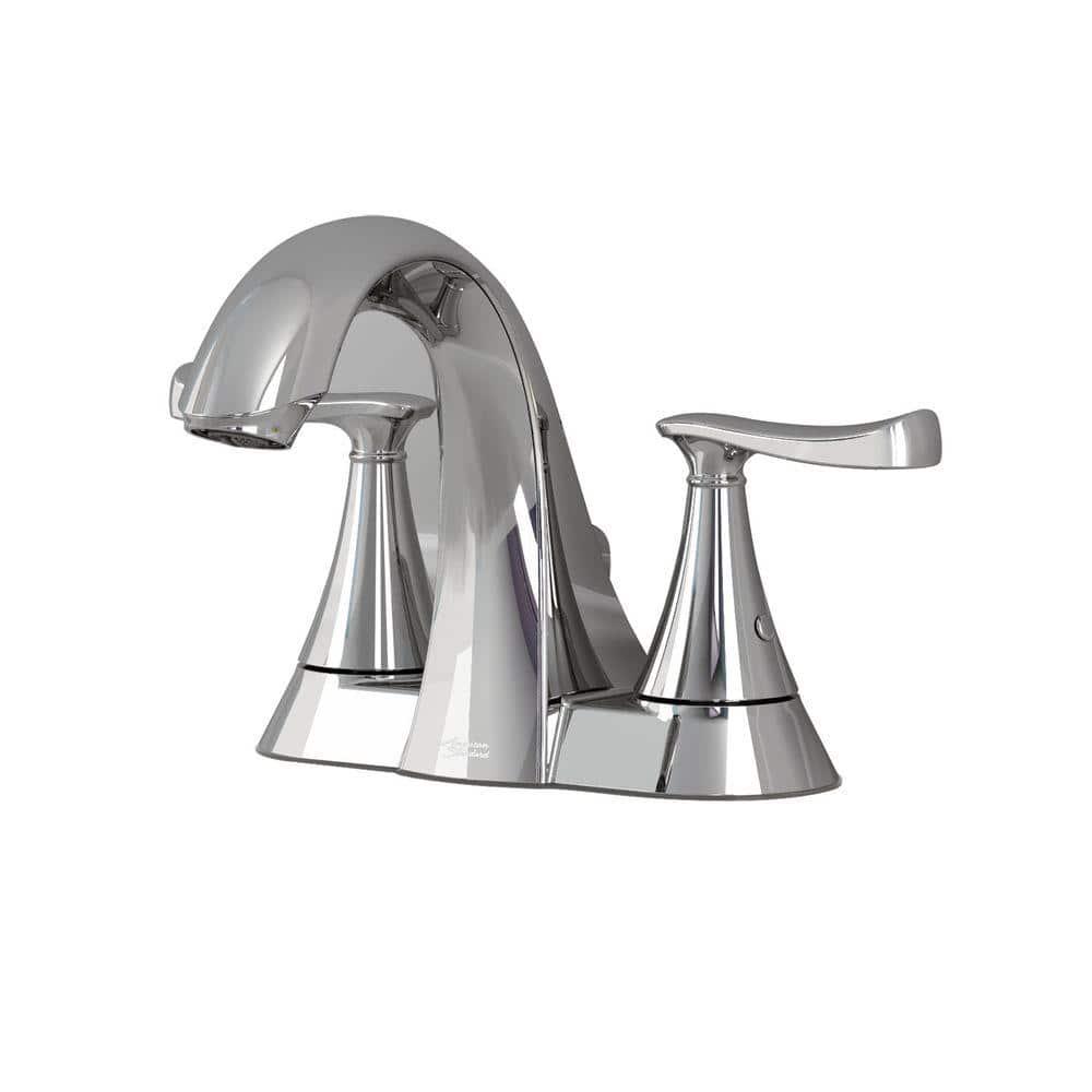 American Standard Chatfield 4 in Centerset 2Handle Bathroom Faucet in Polished Chrome