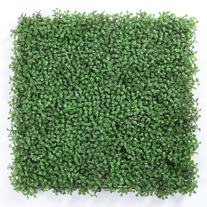 Artificial Boxwood Hedge Fence Fake Foliage Plant Panel Artificial Garden Greenery Wall Grass