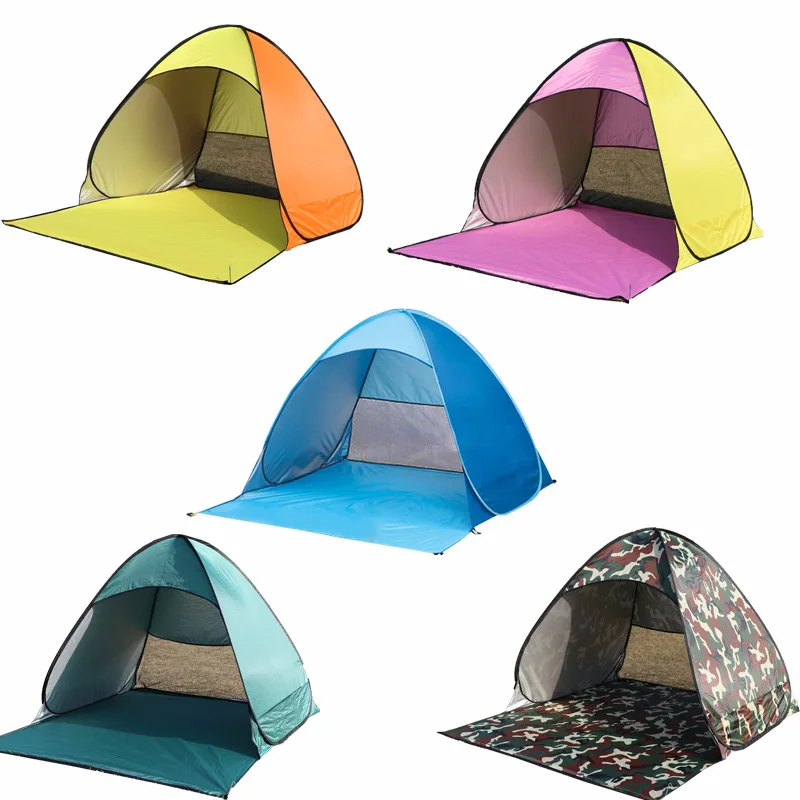 Automatic Quick Open  Camping Beach Tent For 2 3 Person