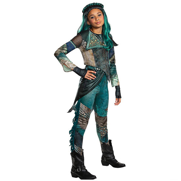 Morris Costumes Girl's Deluxe Descendants Uma Cost...