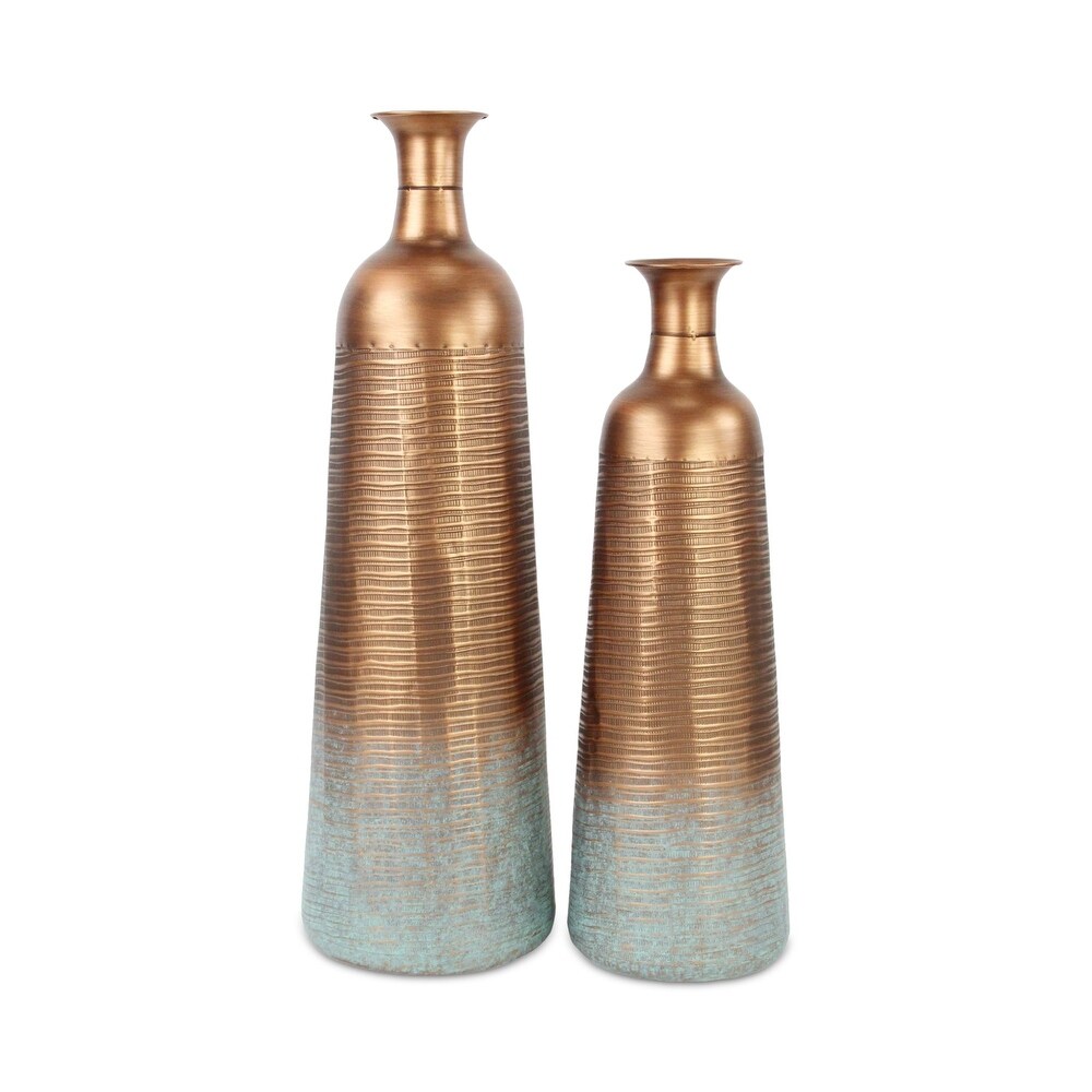 Kyani Copper Metal Large Vase