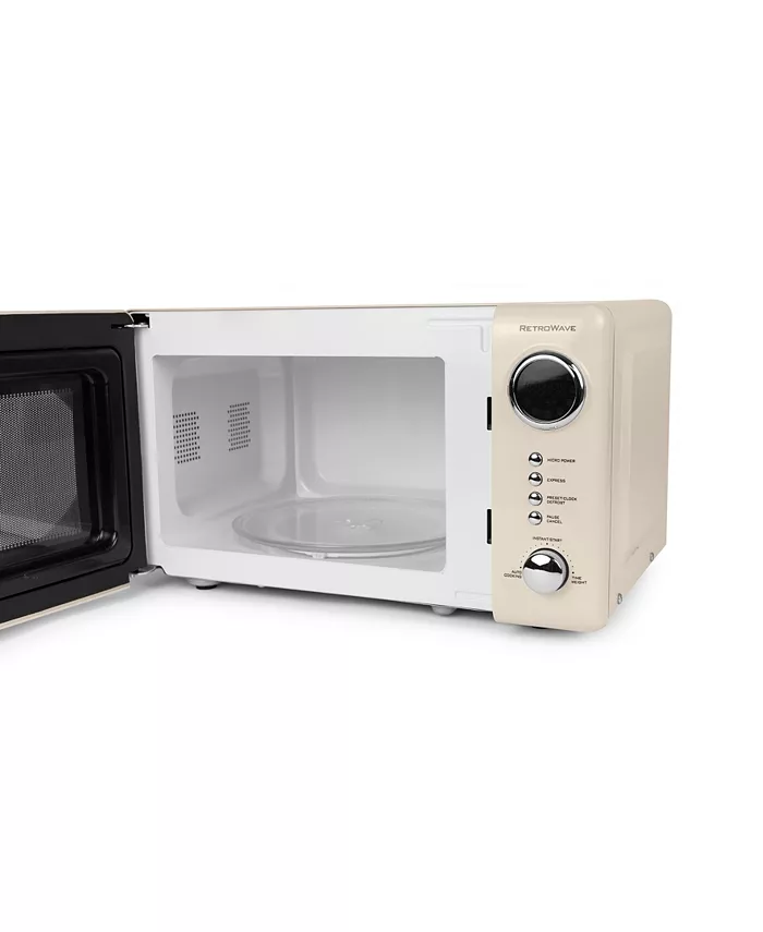 Nostalgia Retro 0.7 Cubic Foot 700 Watt Countertop Microwave Oven