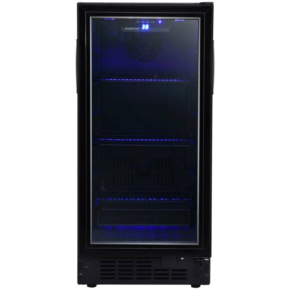 EdgeStar 15 in. 80 (12 oz.) Can Built-In Beverage Cooler BBR901BL