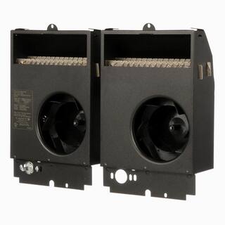 Cadet 240208-volt 40003000-watt Com-Pak Twin In-wall Fan-forced Replacement Electric Heater Assembly with Thermostat CST402T