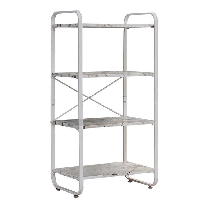 Pilaster Designs Liese 4-tier Transitional Metal Kitchen Bakers Rack in White